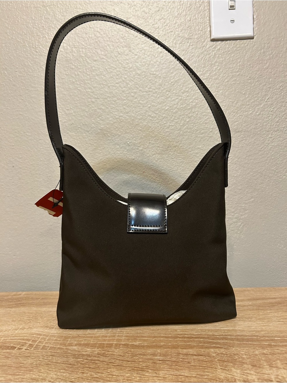 Vintage Y2K Esprit Get Trim Java Brown Hobo Shoulder Bag NWT 7603831 - Picture 3 of 8